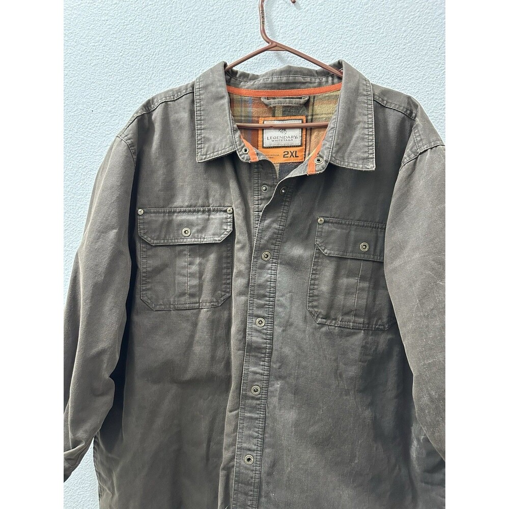 LEGENDARY WHITETAILS XXL Men's Flannel Lined Canvas Jac - 2XL Shacket